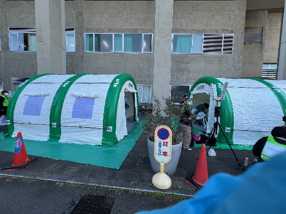 先日東京北医療センターで行われた災害訓練