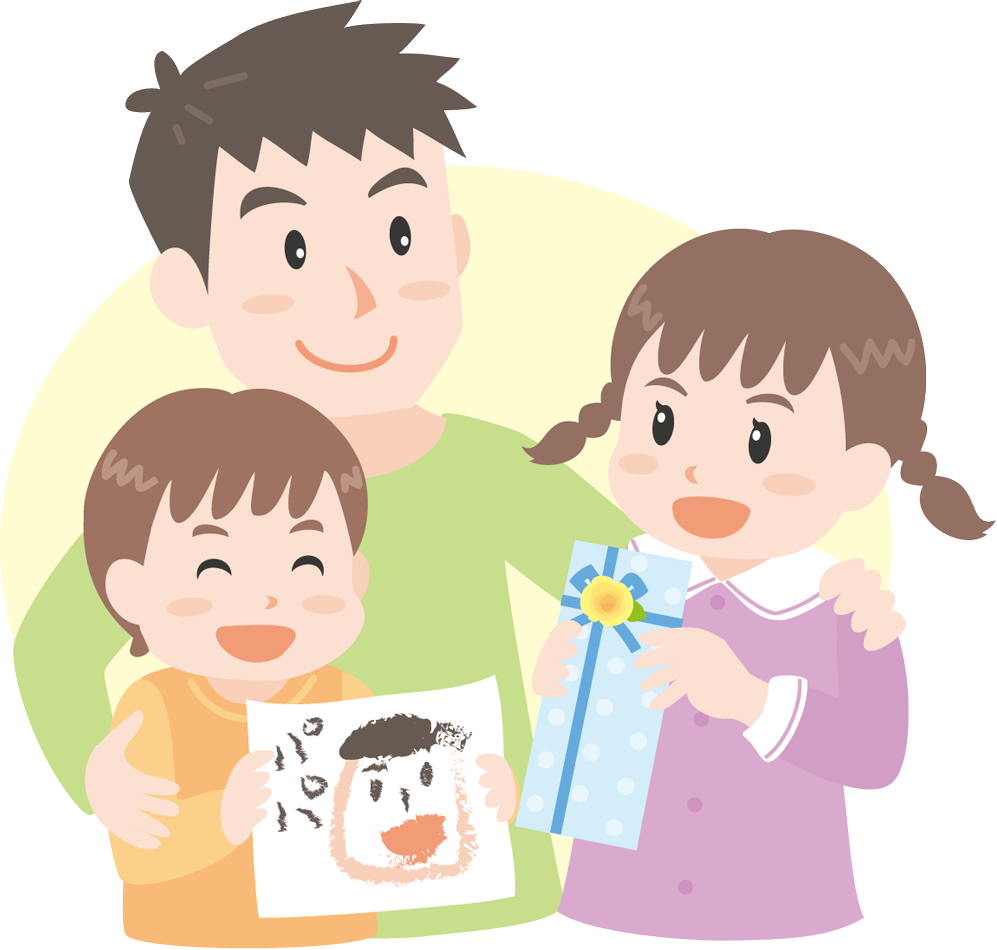 子供が描いてくれたお父さんのイラストイメージ